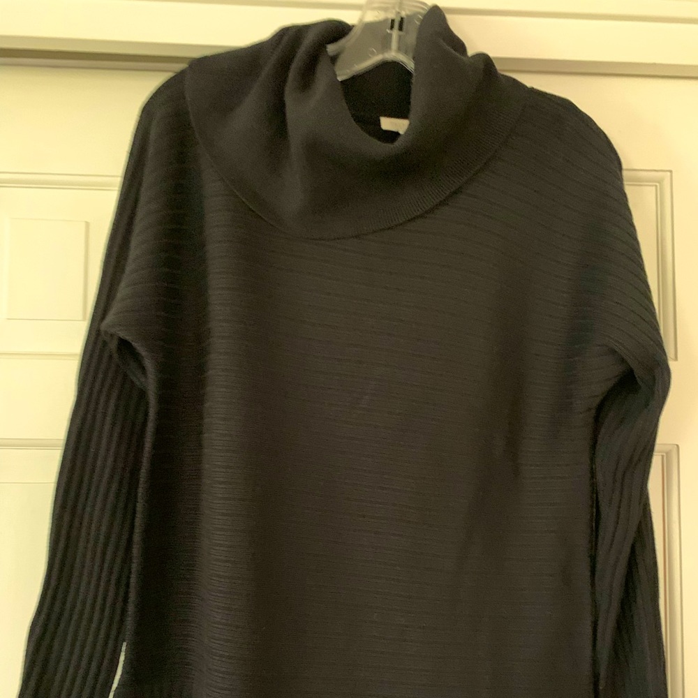 Talbots black cowl neck sweater size P